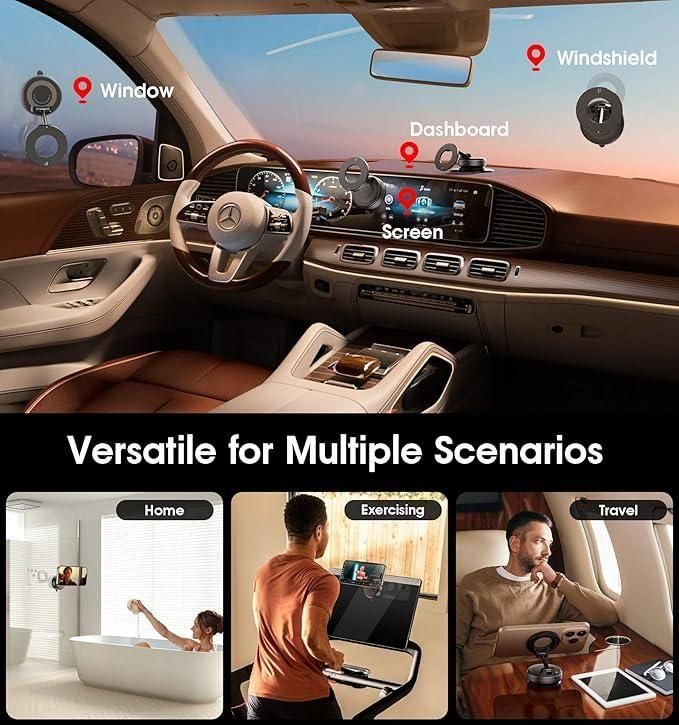 NYZA Vacuum Suction Magnetic Phone Holder