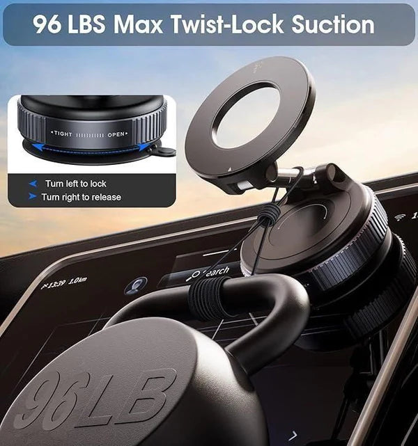 NYZA Vacuum Suction Magnetic Phone Holder